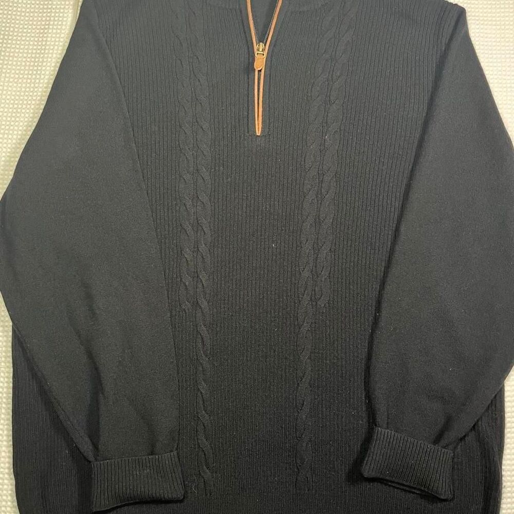 Unbranded Men's Black and Navy Jumper
